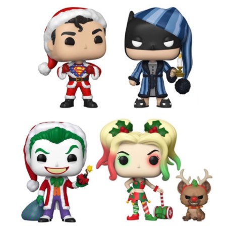 POP - Set of 4 - DC Comics - DC Comics - Holidays