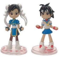 Figurine Statique - Street Fighter - Chun-Li VS Sakura