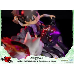 Statue de collection - Okami - Chibiterasu vs Dark Chibiterasu & Possessed Kuni