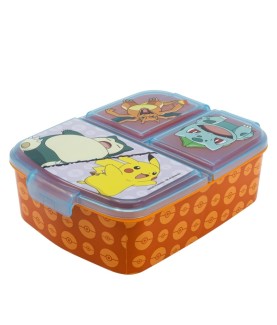 Boîte à repas - Multi compartiments - Pokemon - Attrapez-les Tous