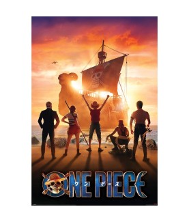 Poster - Roulé et filmé - One Piece - Que l'aventure commence - Netflix