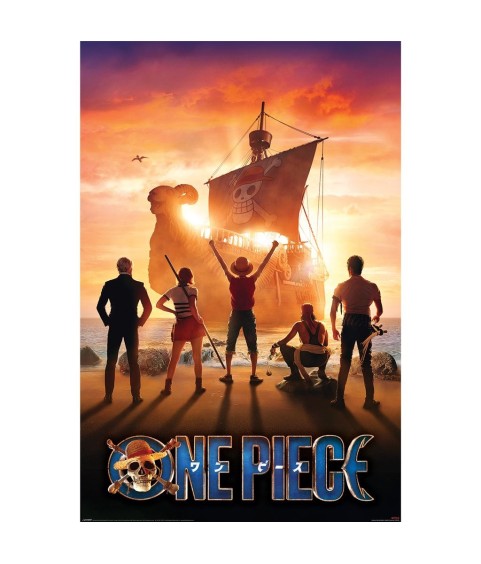 Poster - Roulé et filmé - One Piece - Que l'aventure commence - Netflix