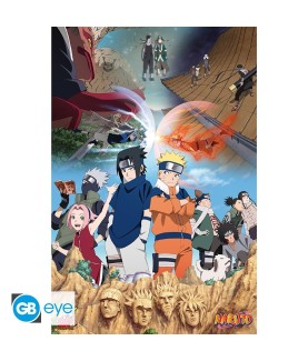 Poster - Gerollt und mit Folie versehen - Naruto - Der Wille des Feuers