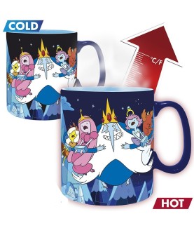 Mug - Thermo-réactif - Adventure Time - Roi des Glaces & Princesses
