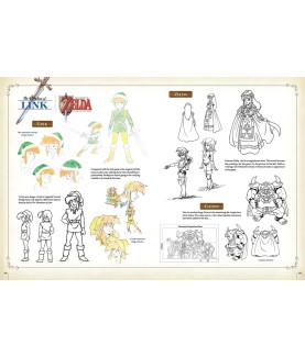 Art book - Zelda - Hyrule Historia - 25th anniversary art book