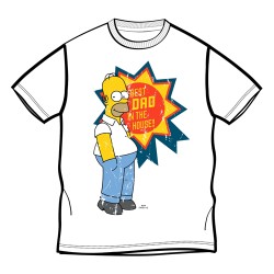 T-shirt - Les Simpson - Best Dad - XL Homme 