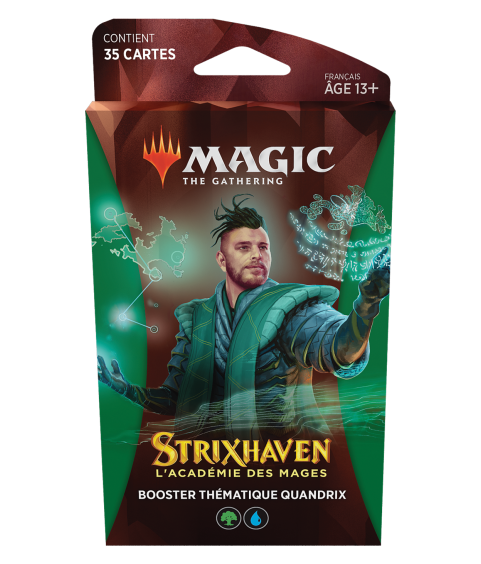 Trading Cards - Blister Booster - Magic The Gathering - Strixhaven Quandrix - Theme Booster
