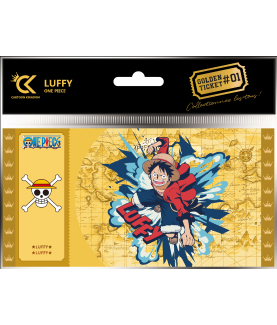 Sammlerticket - Golden Tickets Black Edition - One Piece - Monkey D. Luffy