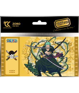 Sammlerticket - Golden Tickets Black Edition - One Piece - Roronoa Zoro