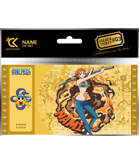 Ticket de collection - Golden Tickets Black Edition - One Piece - Nami