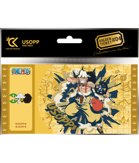 Sammlerticket - Golden Tickets Black Edition - One Piece - Usopp