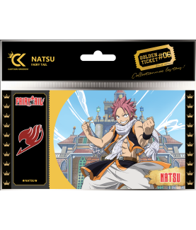 Ticket de collection - Golden Tickets Black Edition - Fairy Tail - Natsu Dragnir