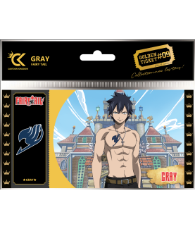 Ticket de collection - Golden Tickets Black Edition - Fairy Tail - Grey Fullbuster