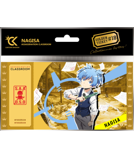 Ticket de collection - Golden Tickets Black Edition - Assassination Classroom - Nagisa Shiota