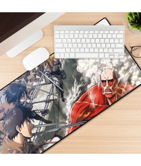 Mousepad - Attack on Titan - Eren vs Colossus Titan