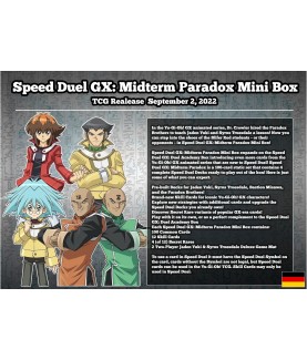Sammelkarten - Yu-Gi-Oh! - Speed Duel GX Midterm Paradox 2022