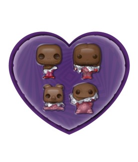 POP - Pack de 4 - Pocket POP Keychain - L'Étrange Noël de Mr. Jack - Saint-Valentin