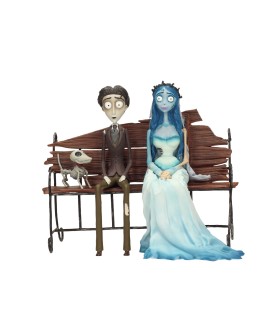 Figurine Statique - Les Noces Funèbres - "Un banc pour 3"