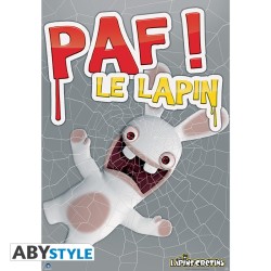 Poster - Roulé et filmé - Lapin Crétin - Paf