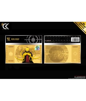 Ticket de collection - Golden Tickets Black Edition - Assassination Classroom - Koro Sensei