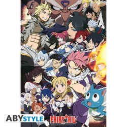 Poster - Roulé et filmé - Fairy Tail - Groupe