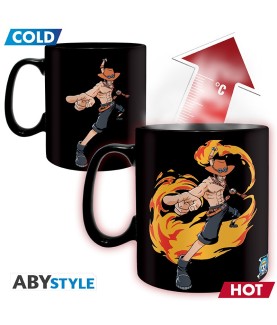 Becher - Thermoreaktiv - One Piece - Ace & Luffy
