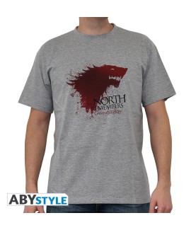 T-shirt - Game of Thrones - The North... - S Unisexe 