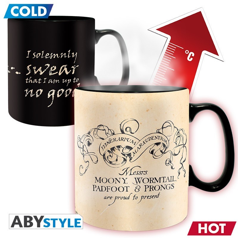 Becher - Thermoreaktiv - Harry Potter - Karte des Rumtreibers