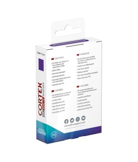 Protège-cartes - Sleeves (60 Pièces) - Violet Matte - Japonais