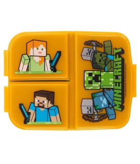 Lunch-Box - Mehrere Fächer - Minecraft - Heroes - Bento Box