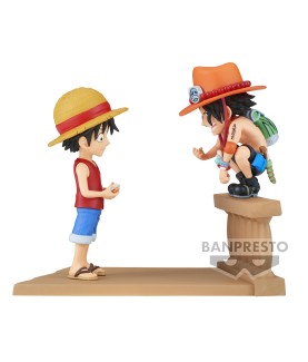 Figurine Statique - WCF - One Piece - Luffy & Ace