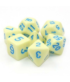 Dice sets - Dices - "Eggshell Blue" Color