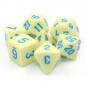 Dice sets - Dices - "Eggshell Blue" Color