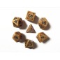 Dice sets - Dices - "Antique Gold" Color