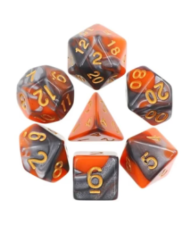 Dice sets - Dices - "Orange...