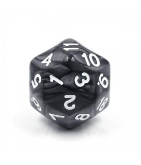 Dice sets - Dices - 30-Sided Die: "Black Pearl" Color