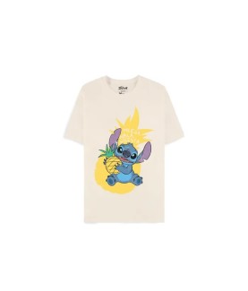 T-shirt - Lilo & Stitch - Stitch & pineapple - M Unisexe 