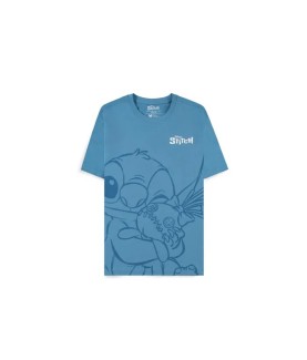 T-shirt - Lilo & Stitch - Stitch hug - L Unisexe 