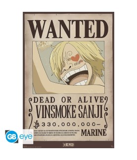 Poster - Gerollt und mit Folie versehen - One Piece - Sanji