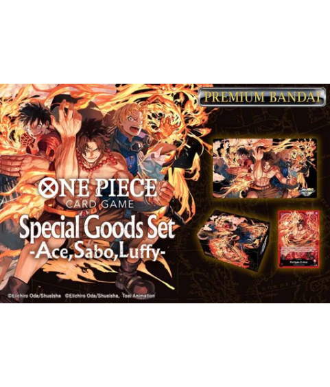 Trading Cards - Booster - One Piece - Special Goods Set "Ace, Sabo, Luffy"