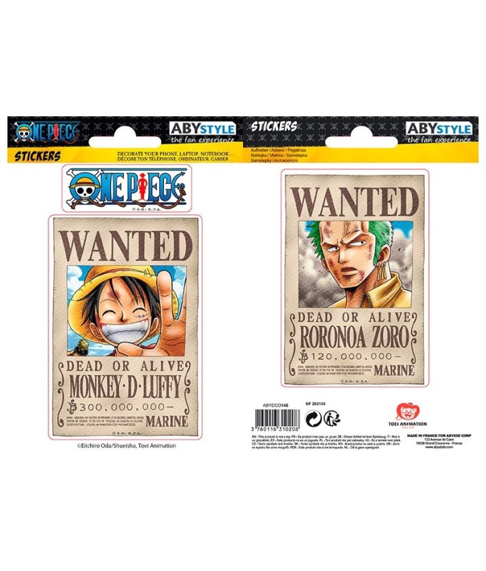 Aufkleber - Stickers - One Piece - Luffy & Zoro