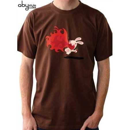 T-shirt - Lapin Crétin - Fire Rabbids - XL Homme 