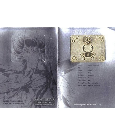 Figuren Zubehör - Metal Mat - Saint Seiya - Cancer Deathmask