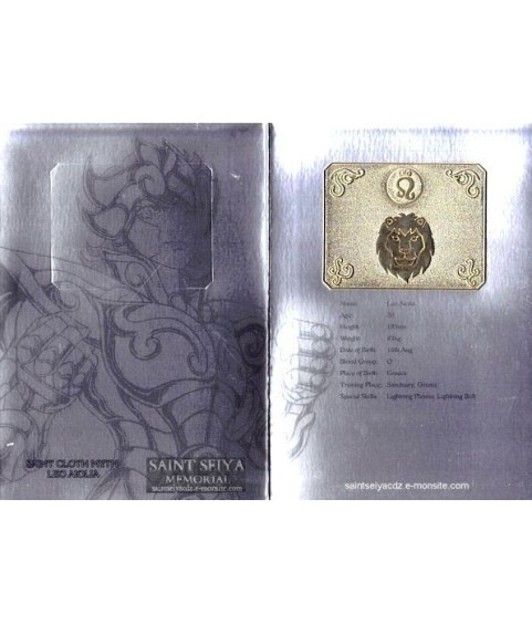 Figures Accessories - Metal Mat - Saint Seiya - Leo Aiolia