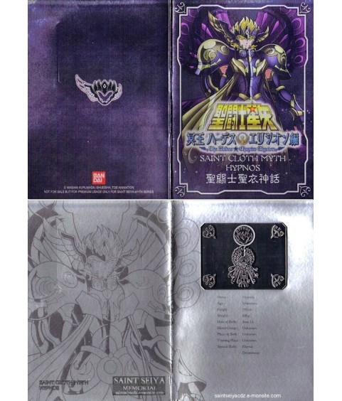 Figuren Zubehör - Metal Mat - Saint Seiya - Hypnos