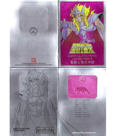 Figuren Zubehör - Metal Mat - Saint Seiya - Lizard Misty