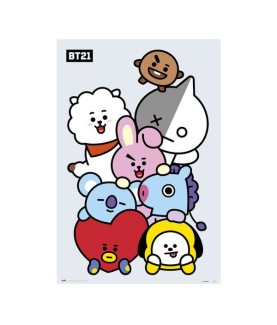 Poster - Rolled and shrink-wrapped - BT21 - Characters