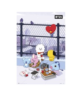 Poster - Rolled and shrink-wrapped - BT21 - Azotea