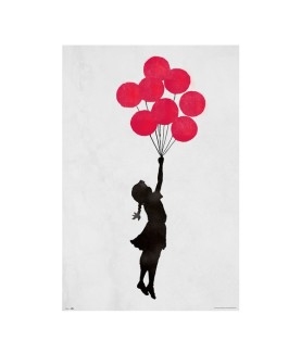 Poster - Rolled and shrink-wrapped - Banksy - Little balloon girl