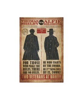 Poster - Gerollt und mit Folie versehen - Peaky Blinders - Thomas vs. Alfie